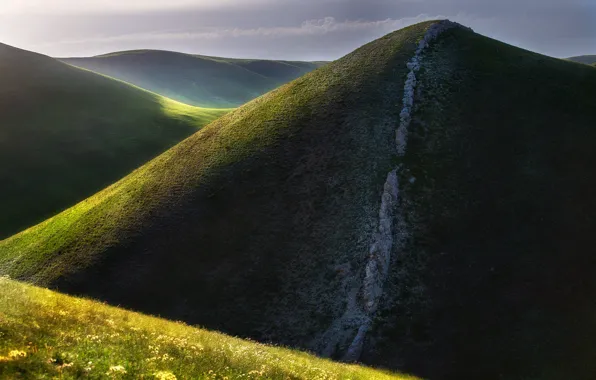 Картинка небо, облака, природа, Павел Сагайдак, Долгая гора