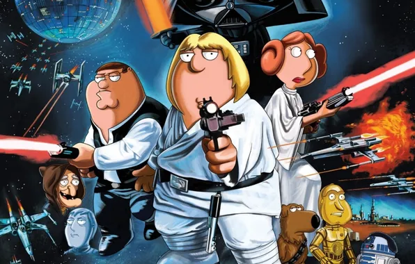 Картинка Гриффины, Звёздные войны, Family Guy