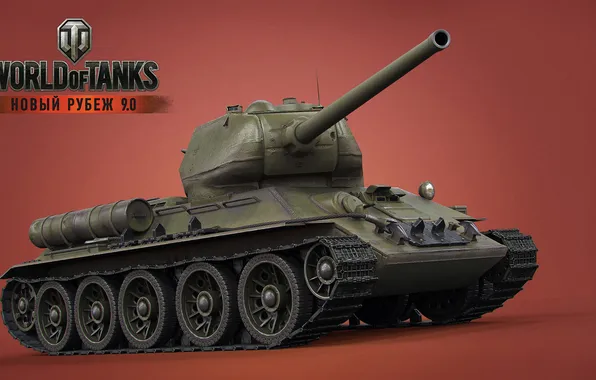 Картинка танк, танки, WoT, Мир танков, tank, World of Tanks, tanks, Т-34-85