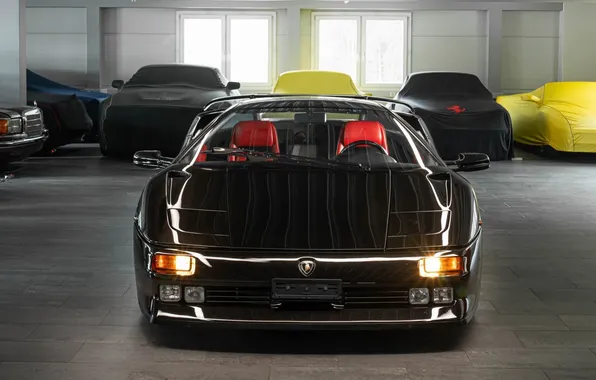 Lamborghini, black car, Lamborghini Diablo, Lamborghini Diablo SE30