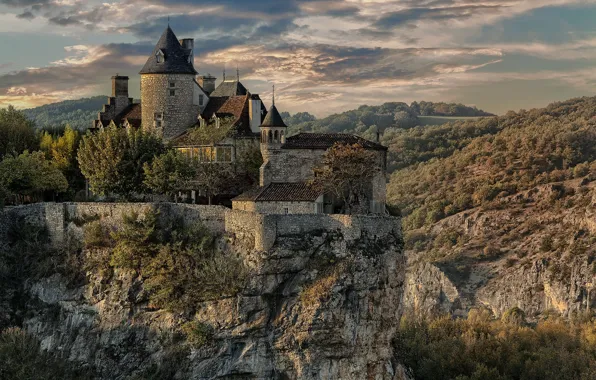 France, Lot, Belcastel, Quercy