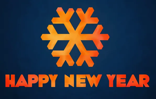 Картинка надпись, Новый год, Happy New Year, Снежинка, 2014