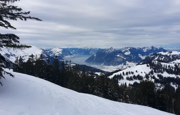 Switzerland, Alps, lake Lucern