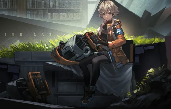 Девушка, запчасти, Arknights