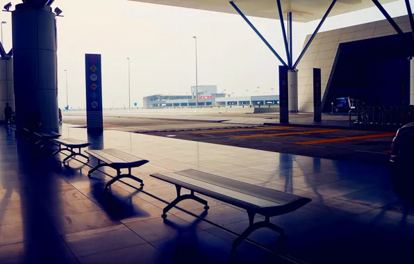 Relax, mood, airport, situation, waiting, malaysia, klia2