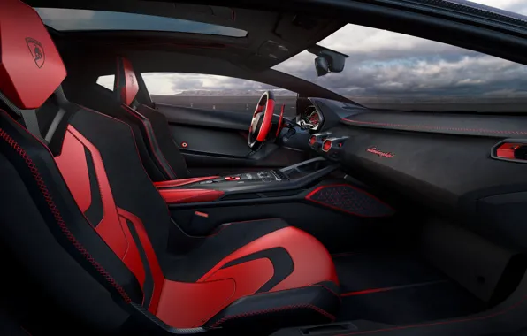 Картинка Lamborghini, lambo, car interior, Lamborghini Invencible, Invencible