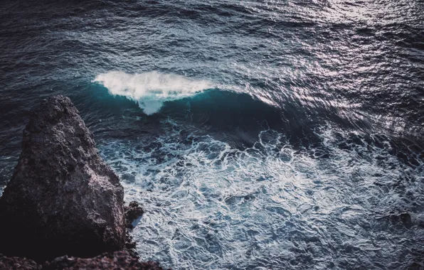 Море, вода, скала, волна, rock, sea, water, wave