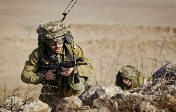 Картинка оружие, солдаты, Israel Defence Force