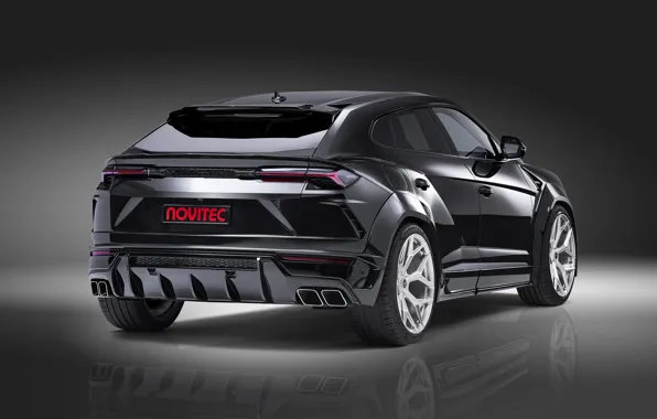 Lamborghini, вид сзади, кроссовер, Urus, Novitec, 2019