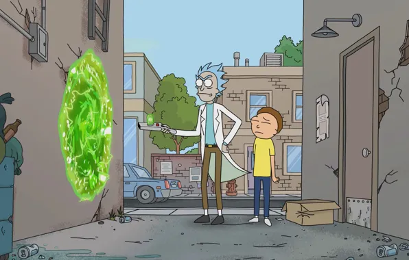 Мультфильм, сериал, мультсериал, Rick and Morty, Рик и Морти