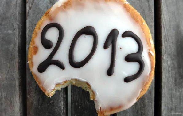 Картинка новый год, 2013, пирожок