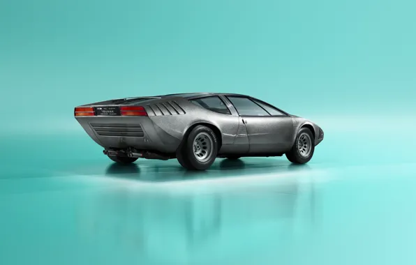 1969, Alfa Romeo, Italdesign, Giugiaro, rear view, Tipo 33, Alfa Romeo Iguana