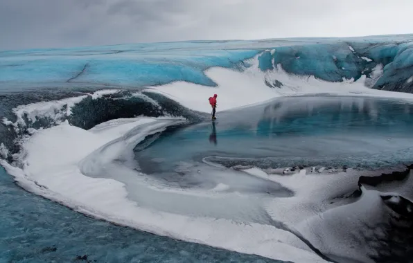 Iceland, Vatnajökull, Gletscher