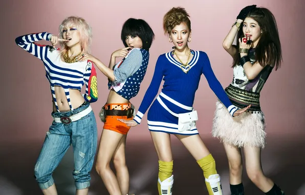 K-Pop, Bae Suzy, Full Group, Four Girls, Quartet, Min, Meng Jia, Miss A