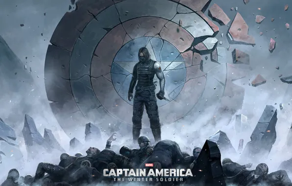 Картинка Captain America: The Winter Soldier, winter soldier, bucky barnes, первый мститель: Другая война