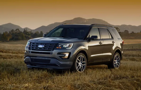 Ford, равнина, SUV, Explorer, 2016
