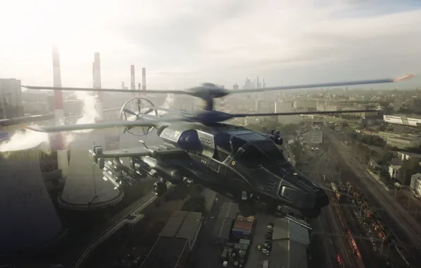 Вертолёт, ТЭЦ, Military helicopter
