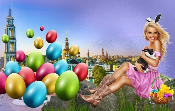 НАСТРОЕНИЕ, ПАСХА, ПРАЗДНИК, ОБОИ НА РАБОЧИЙ СТОЛ