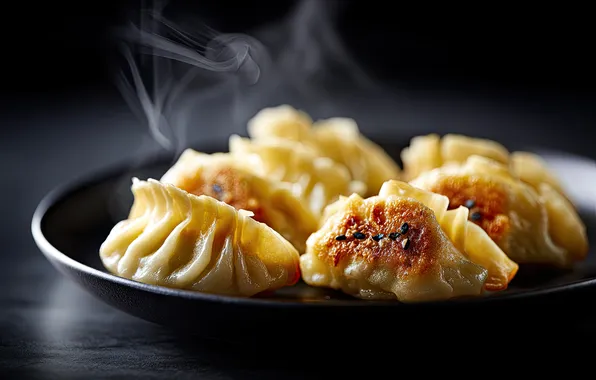Картинка perfectly, dumplings, pleated, jiaozi, matte