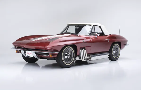 Corvette, Chevrolet, шевроле, Sting Ray, корвет, Convertible, 1963, Replica