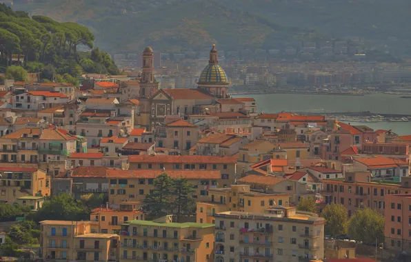 Картинка дома, Италия, панорама, Виетри-суль-Маре