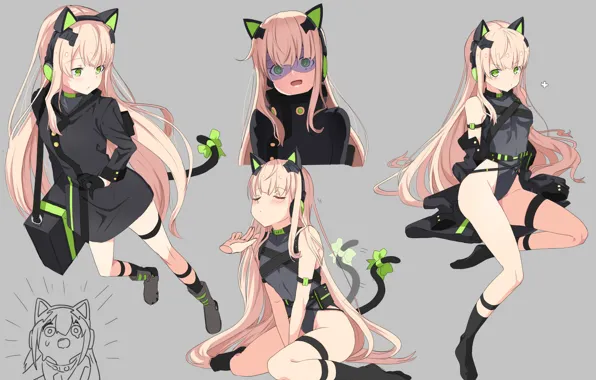 Девушка, Коллаж, Girls Frontline, Девушки фронта