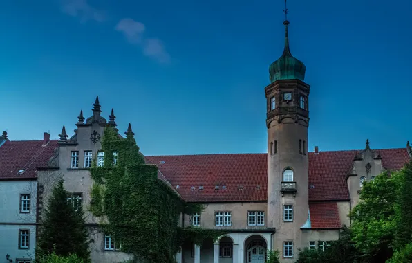 Картинка город, фото, замок, Германия, Ulenburg