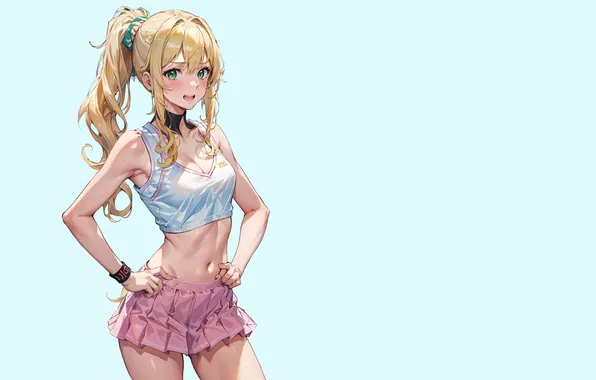 Kawaii, girl, hot, sexy, anime, pretty, blonde, babe