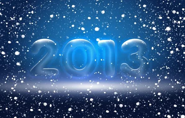 Картинка снег, синий, новый год, 2012, 2013, 2014