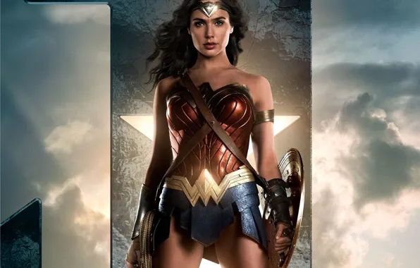 Картинка cinema, Wonder Woman, demigod, armor, movie, hero, film, shield