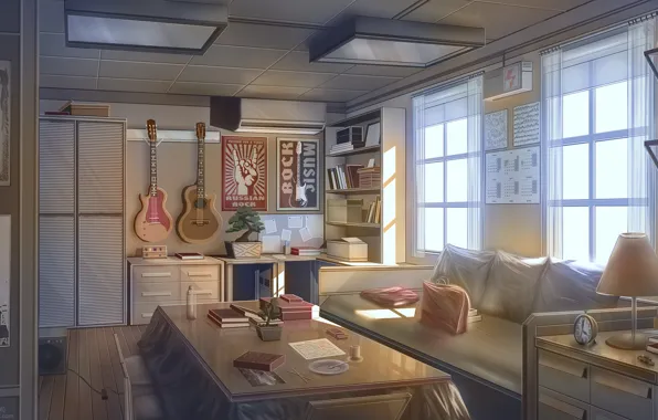 Свет, интерьер, помещение, порядок, Miku House