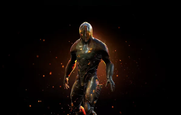 Фон, воин, искры, броня, Warframe