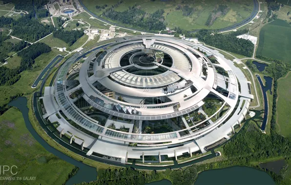 Картинка сооружение, Xandar city, circular building