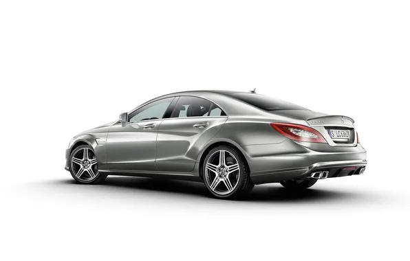 Картинка серый, Mercedes, CLS63