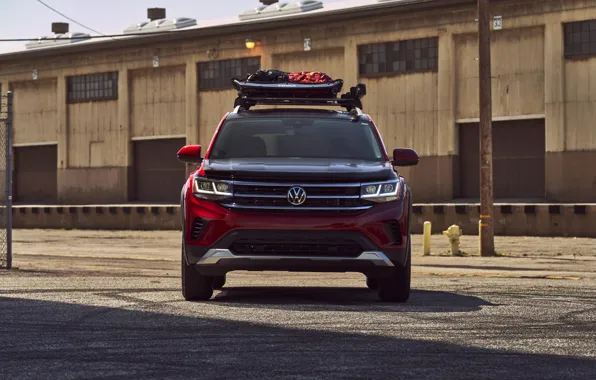 Concept, Volkswagen, Red, SEMA, Atlas, Sight, 2022, Volkswagen Atlas