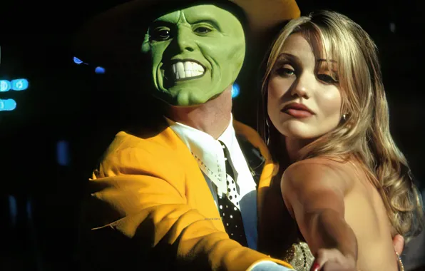 Картинка Джим Керри, Маска, Jim Carrey, Cameron Diaz, Mask, Кэмерон Диас