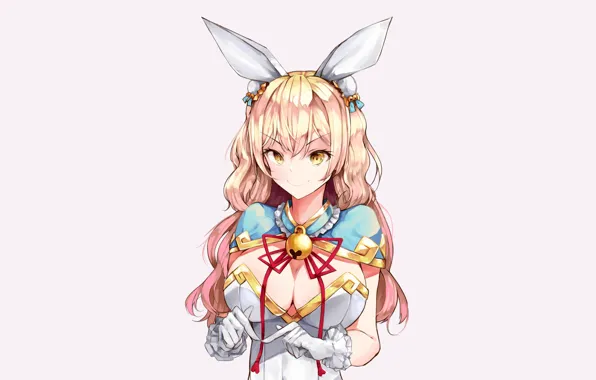 Girl, sexy, cleavage, long hair, boobs, anime, beautiful, pretty