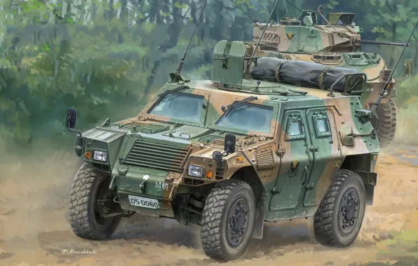 Картинка бронеавтомобиль, JASDF, Komatsu LAV, Силы самообороны Японии