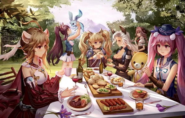 Картинка anime, food, asian, manga, oriental, oppai, bishojo, light novel