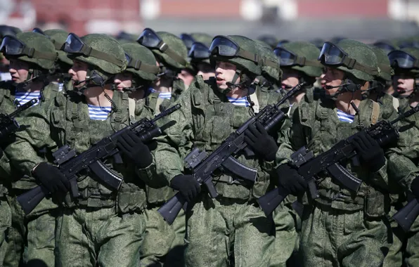 Солдаты, Армия, Россия, 9 Мая, Парад Победы 2016