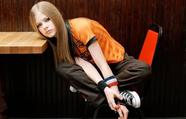 Девушка, фото, певица, Аврил Лавин, Avril lavigne