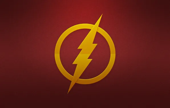 Молния, логотип, logo, hq wallpaper, Flash