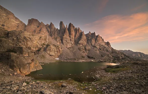 Горы, природа, озеро