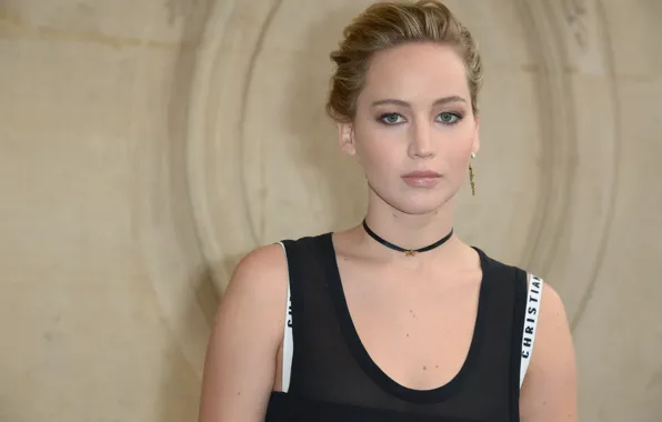 Взгляд, поза, макияж, актриса, look, pose, actress, Jennifer Lawrence