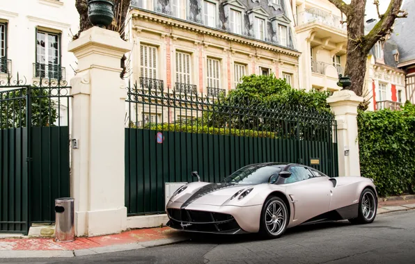 Картинка street, pagani, huayra, super car