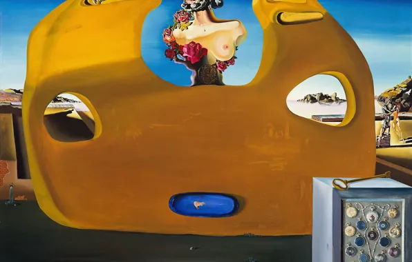 Сюрреализм, картина, Сальвадор Дали, Salvador Dali, Память о Женщине-Ребенке
