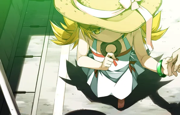 Шляпа, девочка, Bakemonogatari