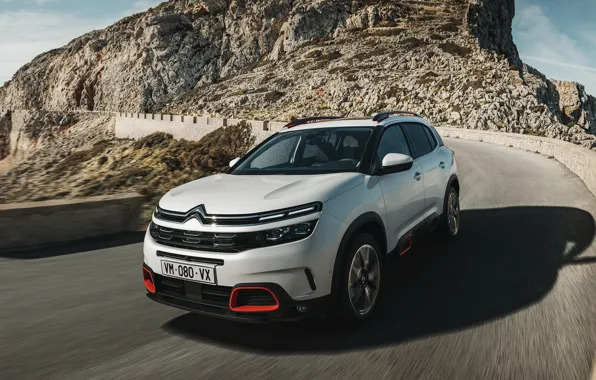 Дорога, вид спереди, 2018, кроссовер, Aircross, Citroen C5