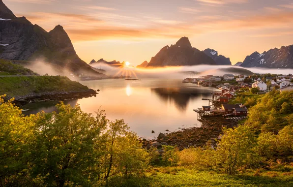 Норвегия, Lofoten Islands, Reine