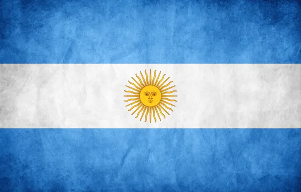 Картинка цвета, солнце, флаг, Аргентина, flag, argentina